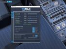 Interface do FSRAC 3.0 exibindo opções de configuração de áudio para o Microsoft Flight Simulator.