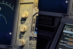 Cockpit do Airbus A380 da iniBuilds em desenvolvimento para o Microsoft Flight Simulator.