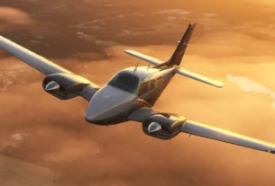 Carenado B55 Baron no Microsoft Flight Simulator 2024