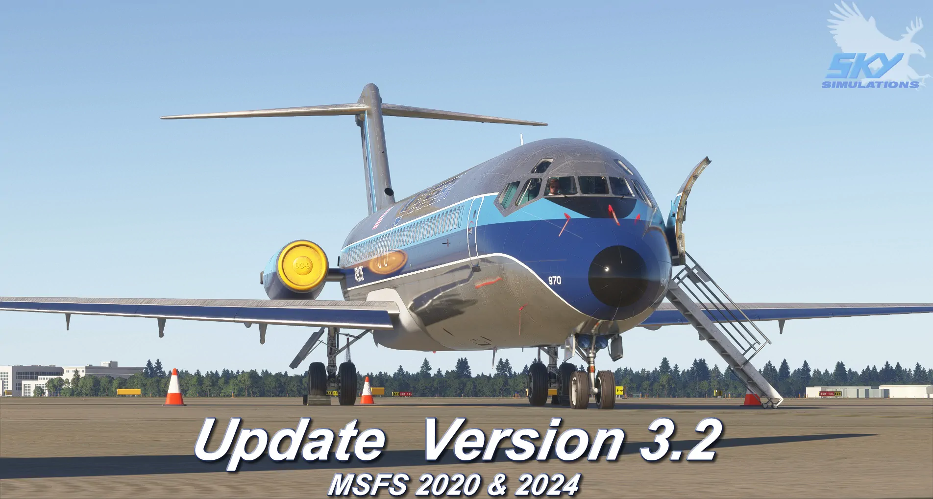 Sky Simulations lança atualização v3.2 do DC-9