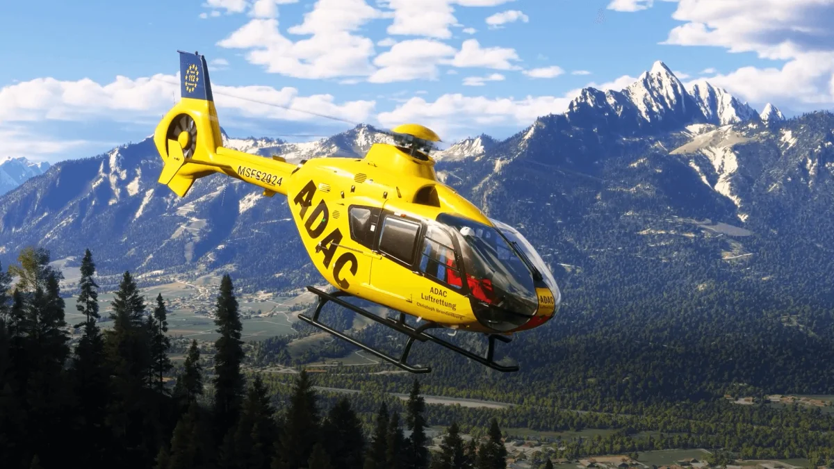 Eurocopter EC135 chega gratuitamente ao Microsoft Flight Simulator