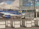 Terminal principal modelado de Baku Heydar Aliyev International Airport no Microsoft Flight Simulator
