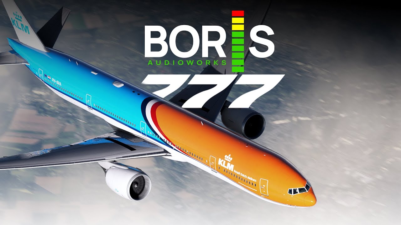Boris Audio Works anuncia pacote sonoro para PMDG 777