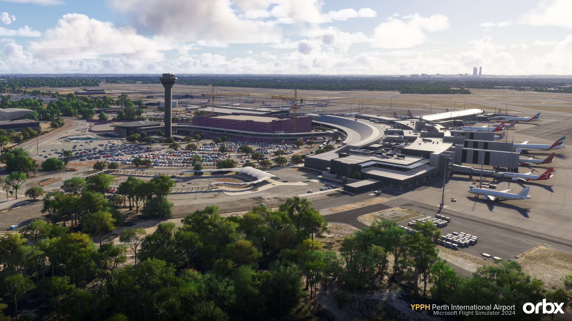 Orbx Lança o Detalhado Aeroporto de Perth para MSFS