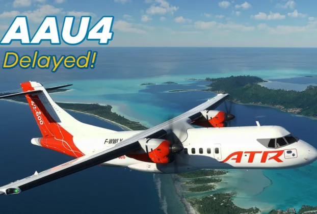 AAU4 do Microsoft Flight Simulator 2024 atrasado, com ATR e aeronaves clássicas pendentes