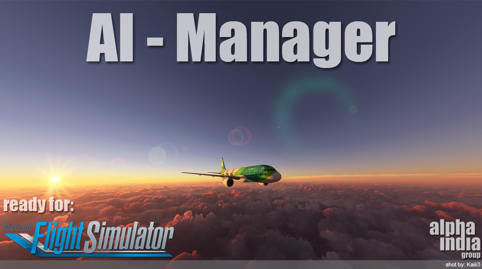 Alpha India Group AI Manager para Microsoft Flight Simulator