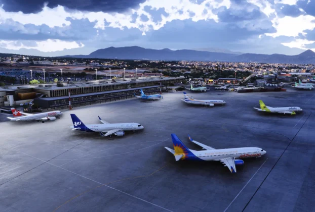 Aeroporto LGIR Heraklion da Lisium Design no Microsoft Flight Simulator 2024