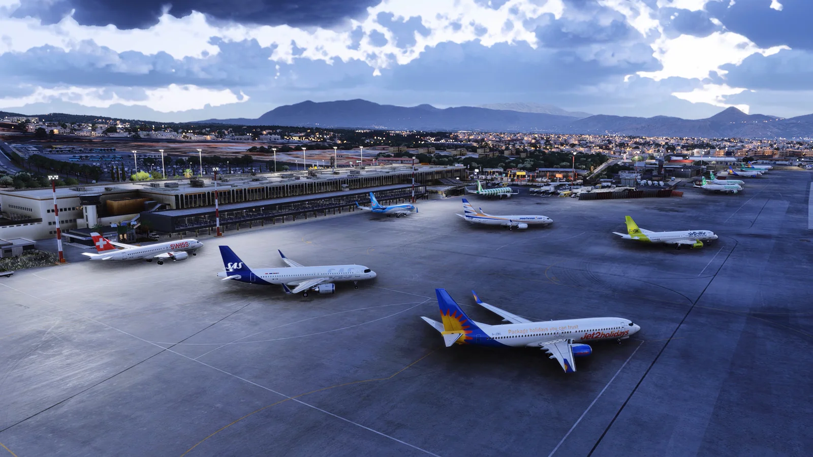 Aeroporto LGIR Heraklion da Lisium Design no Microsoft Flight Simulator 2024