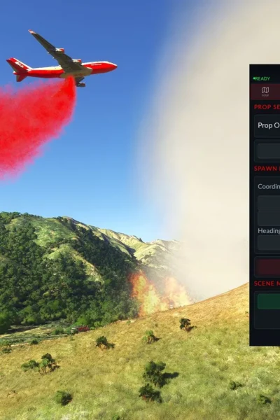 FS Fire adiciona missões de combate aéreo a incêndios no Microsoft Flight Simulator