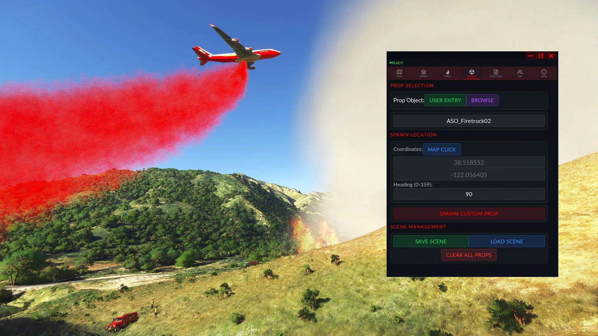 FS Fire adiciona missões de combate aéreo a incêndios no Microsoft Flight Simulator