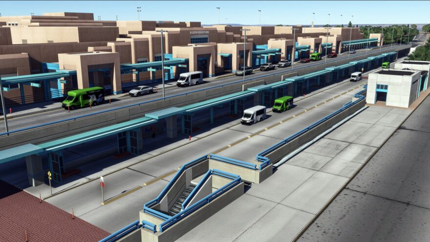 PacSim Albuquerque International Sunport KABQ para Microsoft Flight Simulator