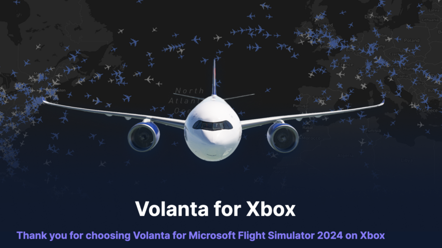 Volanta no Xbox para Microsoft Flight Simulator 2024