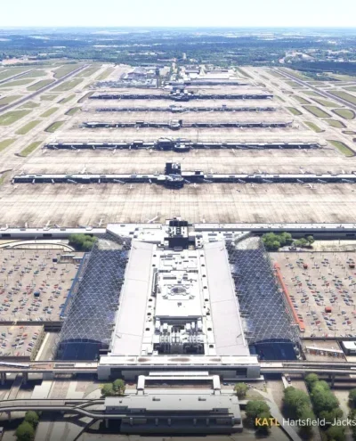 Orbx KATL Hartsfield-Jackson Atlanta International Airport para Microsoft Flight Simulator