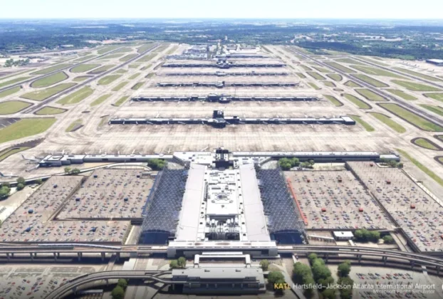 Orbx KATL Hartsfield-Jackson Atlanta International Airport para Microsoft Flight Simulator