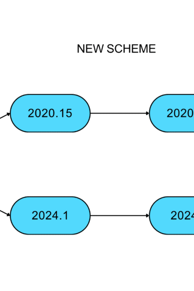Diagrama da FlyByWire mostrando versões separadas para MSFS 2020 e MSFS 2024
