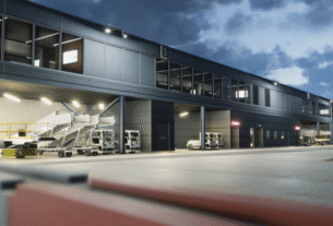 London City Airport (EGLC) no Microsoft Flight Simulator 2024 — imagem oficial iniBuilds