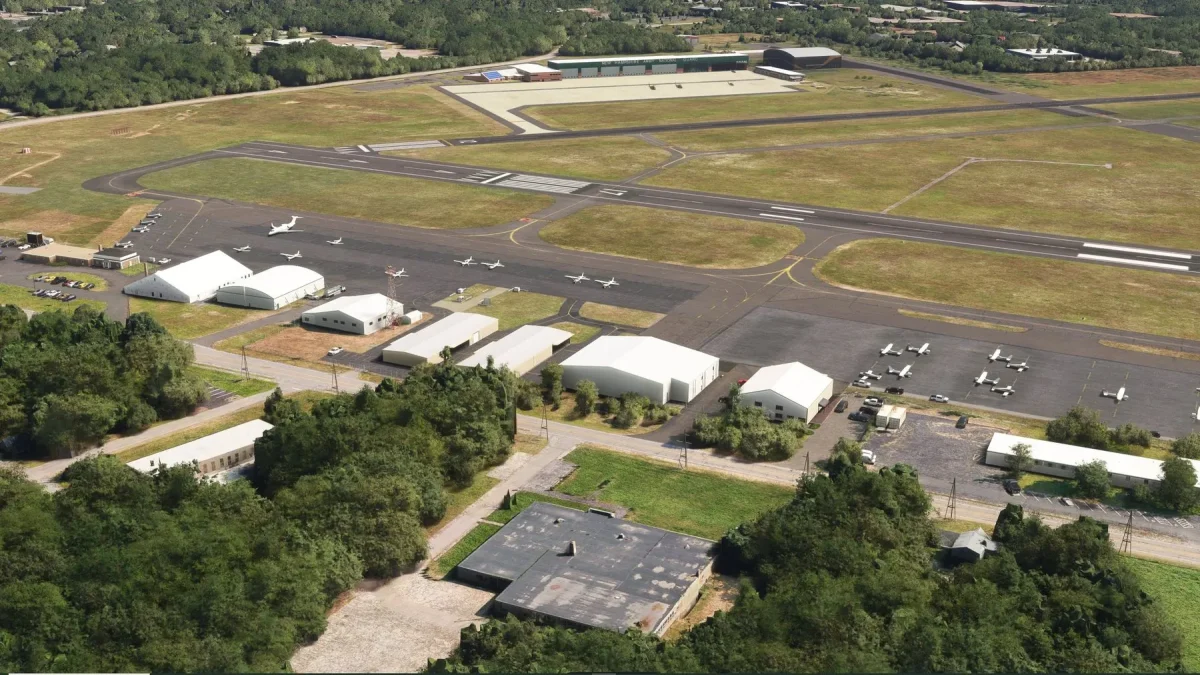 Cenário Concord Municipal Airport KCON da UK2000 no Microsoft Flight Simulator
