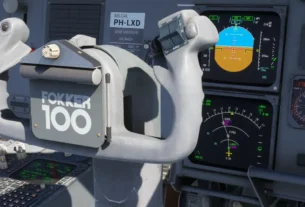 Fokker F70/F100 Professional da Just Flight em desenvolvimento para Microsoft Flight Simulator