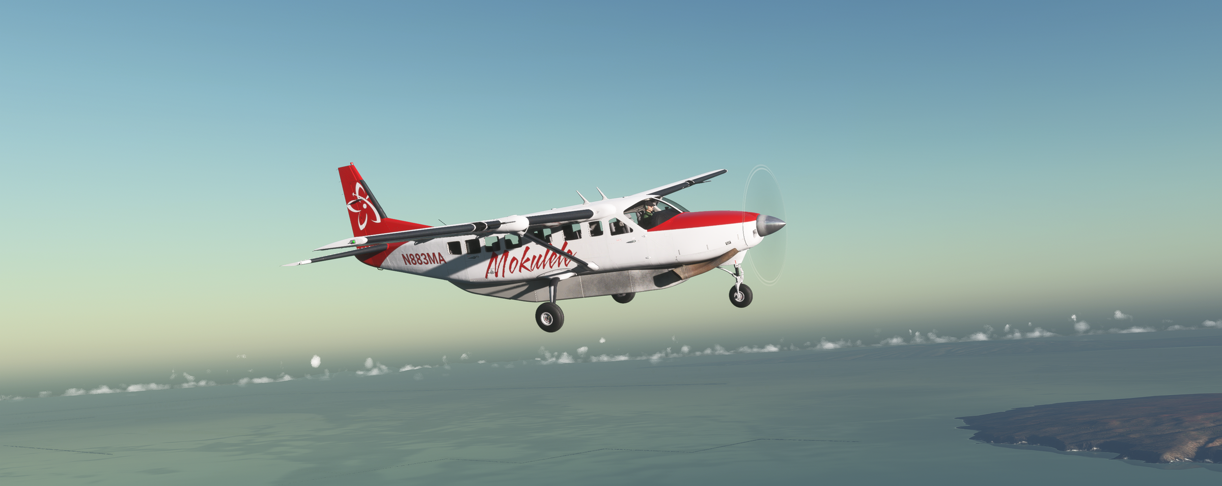Black Square Caravan Professional no Microsoft Flight Simulator