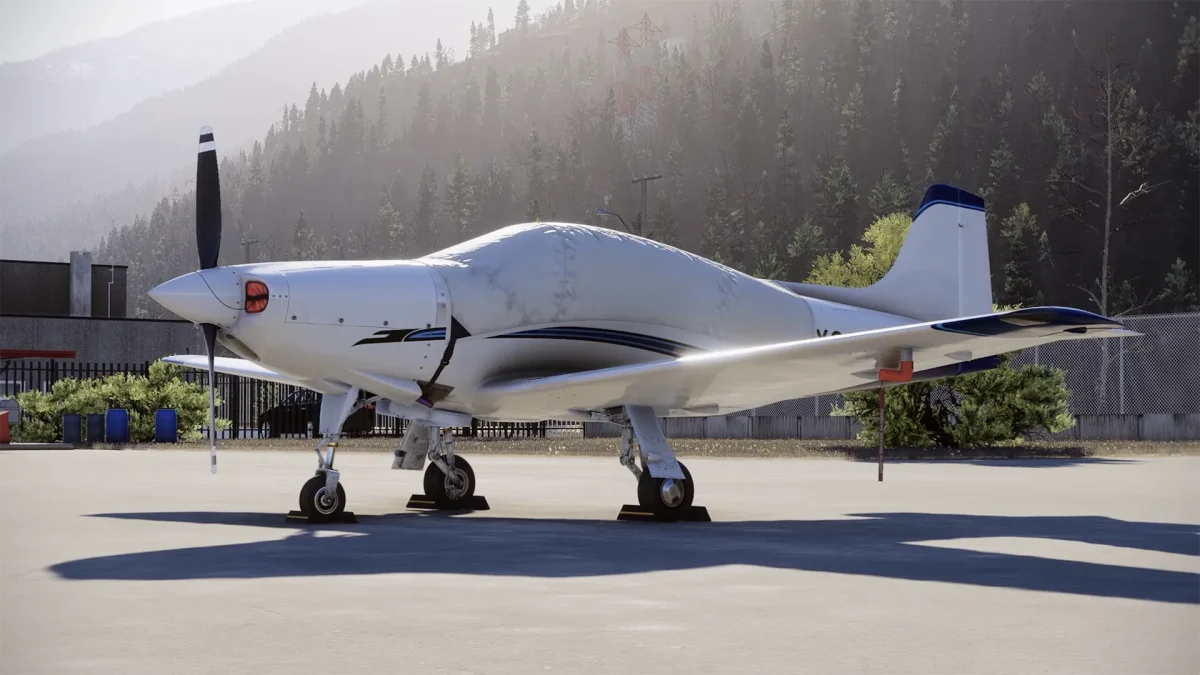 Falco F8L da Echo Simulations para Microsoft Flight Simulator 2024