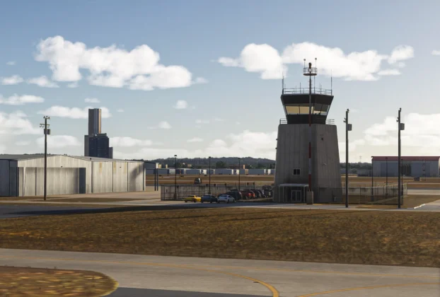 Fly2High KDTS Destin Executive e KRVS Tulsa Riverside para Microsoft Flight Simulator
