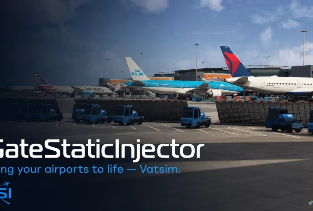 GateStaticInjector promete vida aos aeroportos VATSIM — imagem complementar FlySimBR