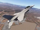 F-16A em desenvolvimento pela IndiaFoxtEcho e Heatblur no Microsoft Flight Simulator.