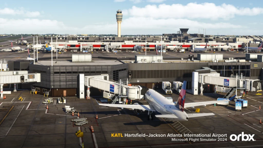 Orbx lança KATL Atlanta detalhado no MSFS 2024 — imagem da notícia no FlySimBR