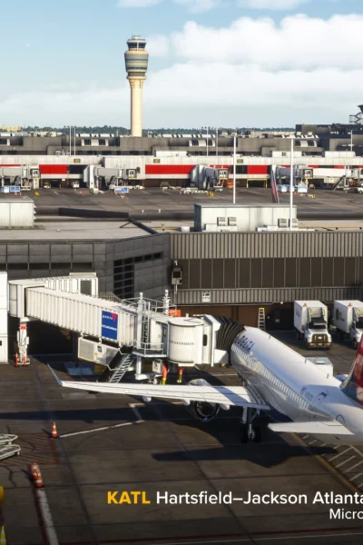 Orbx lança KATL Atlanta detalhado no MSFS 2024 — imagem da notícia no FlySimBR