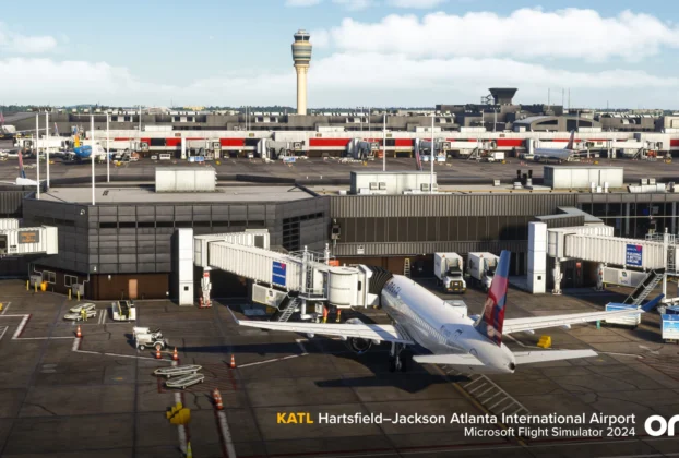 Orbx lança KATL Atlanta detalhado no MSFS 2024 — imagem da notícia no FlySimBR