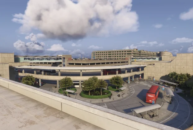 Terminal do Fort Lauderdale-Hollywood Airport da MK Studios para MSFS 2024