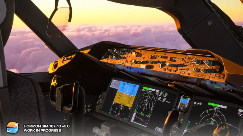Prévia do Horizon Simulations 787 v2.0 no Microsoft Flight Simulator
