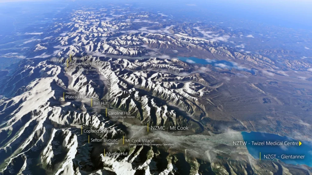 Imagem relacionada à notícia: NZA anuncia Mount Cook V2 para MSFS 2024