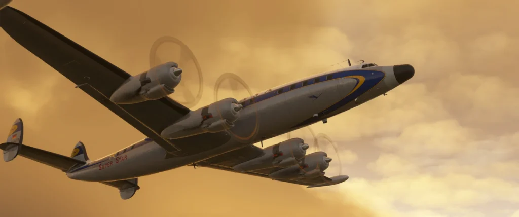 Redwing atualiza Super Constellation no MSFS 2024
