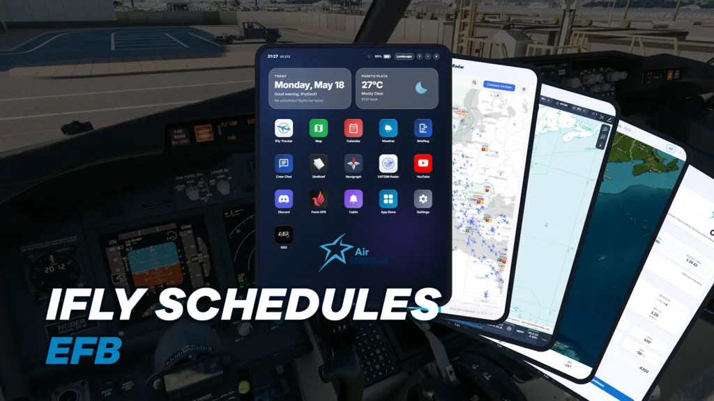 iFly Schedules anuncia EFB completo para MSFS — imagem da notícia no FlySimBR