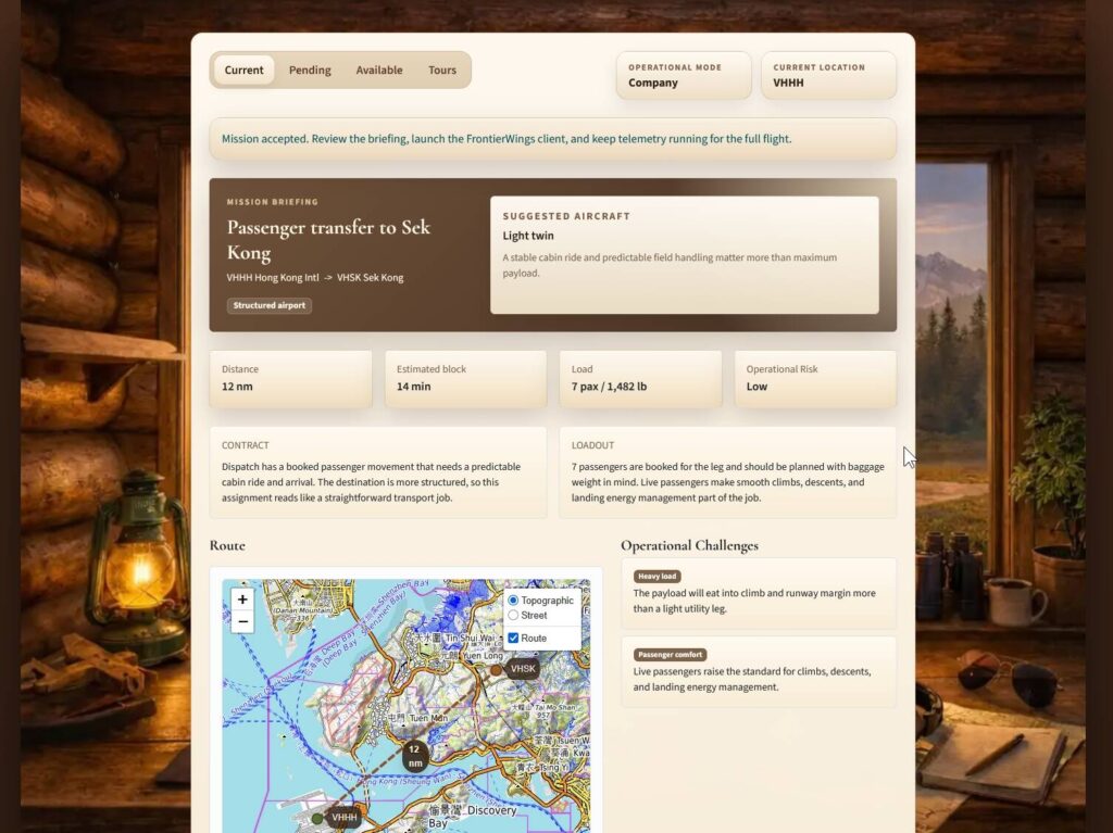 FrontierWings para MSFS — imagem oficial da notícia