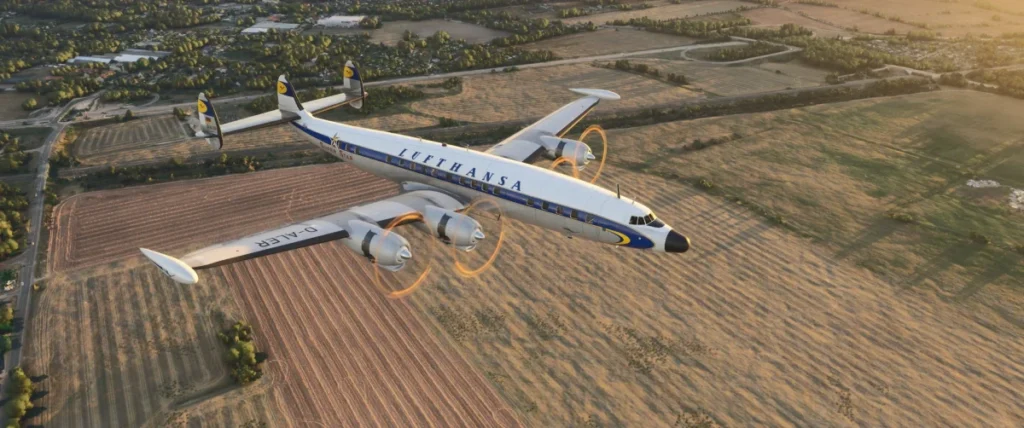 Redwing atualiza Super Constellation no MSFS 2024