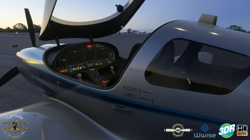 Variante Starhawk do Lancair Legacy da Flysimware no MSFS 2024