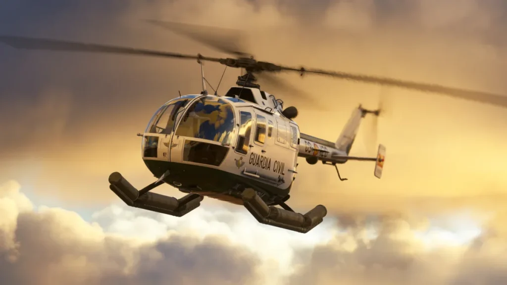 Bo 105 chega ao MSFS 2024 com pacote gigante — imagem oficial da notícia FlySimBR