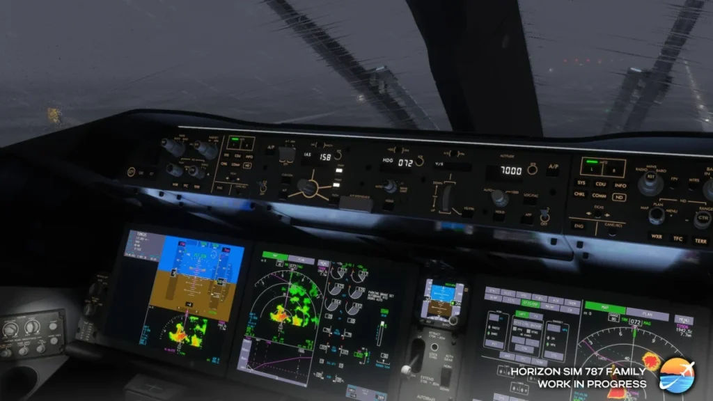 Boeing 787 da Horizon Simulations em prévia para MSFS