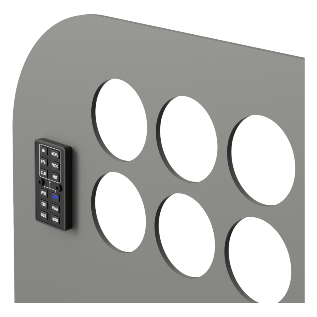 Hardware pulsAIR e rotAIR em uso em setup de simulação de voo