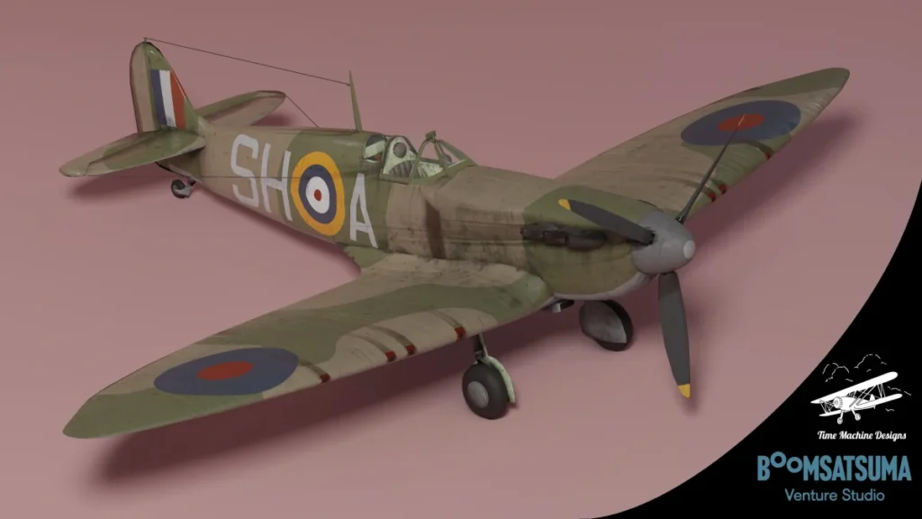 Defesas e vegetação manual no aeródromo RAF Kenley 1940.