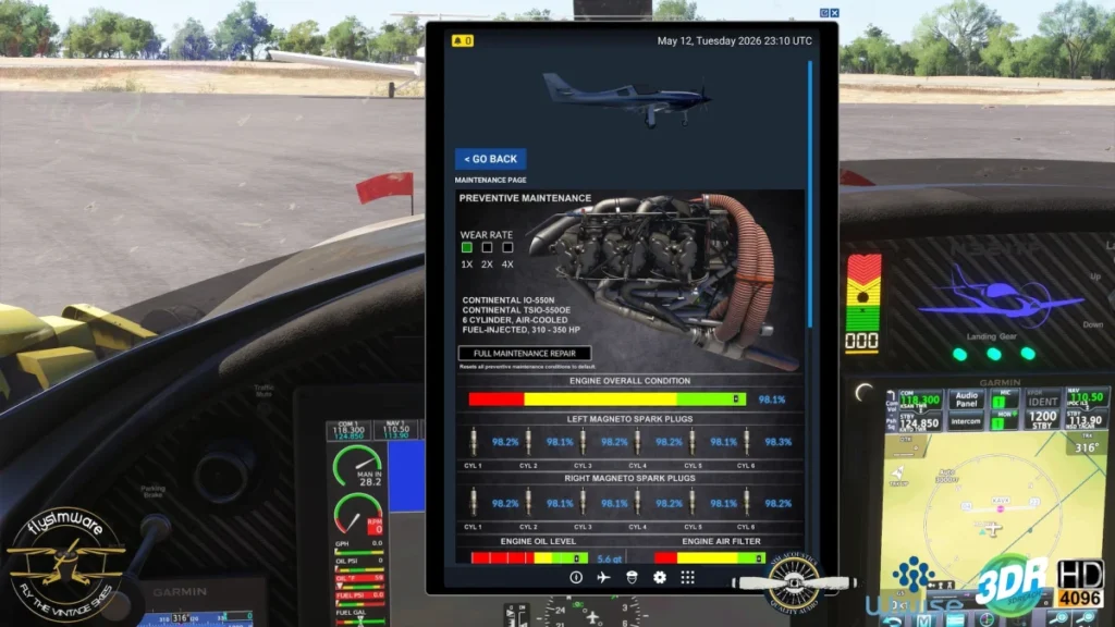 Lancair Legacy da Flysimware com pintura especial no MSFS 2024