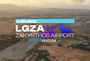 Aeroporto Zakynthos LGZA anunciado pela iniBuilds para MSFS 2024