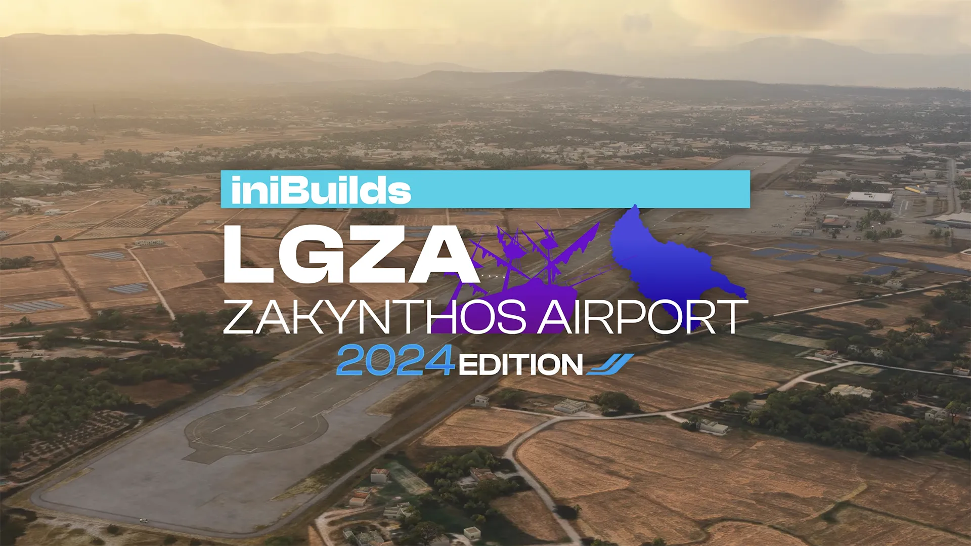 Aeroporto Zakynthos LGZA anunciado pela iniBuilds para MSFS 2024