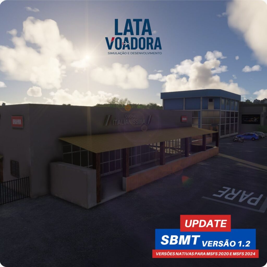 Área comercial do Campo de Marte recriada no update SBMT v1.2.