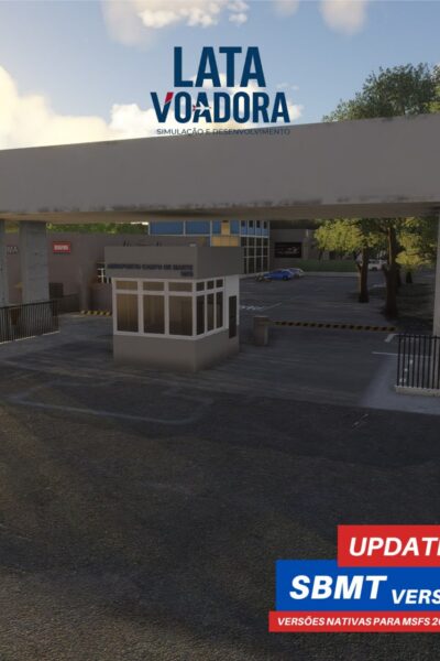 Entrada do Aeroclube de Campo de Marte no cenário SBMT v1.2.