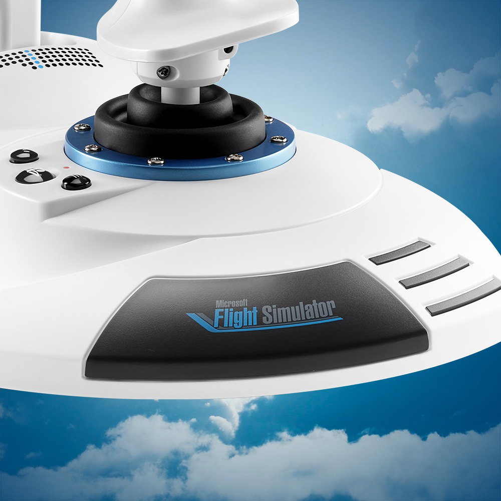 Detalhe da base do Thrustmaster T.Flight Hotas 5 Microsoft Flight Simulator Edition