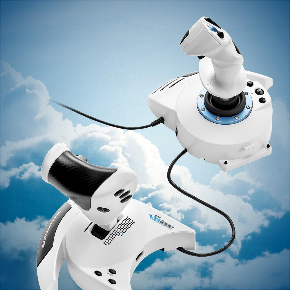 Thrustmaster T.Flight Hotas 5 Microsoft Flight Simulator Edition com joystick e manete