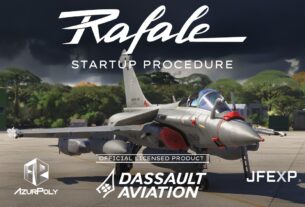 Dassault Rafale da AzurPoly no MSFS 2024
